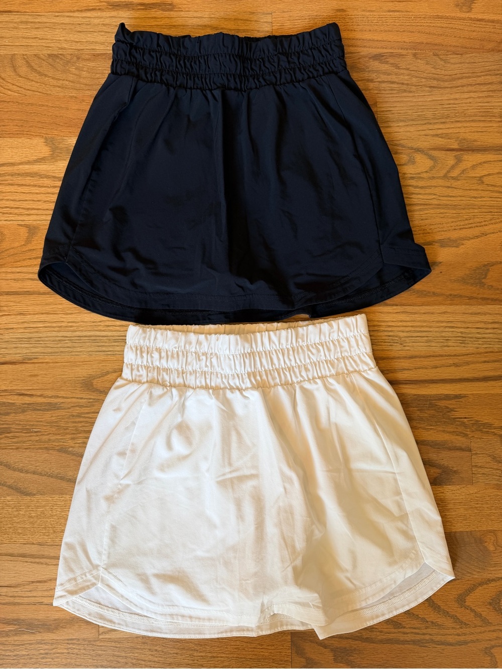 Zella Black & White Athletic Skort Duo
